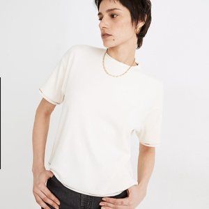 MWL Breeze Rainbow-Stitched Crewneck Boxy Tee Large